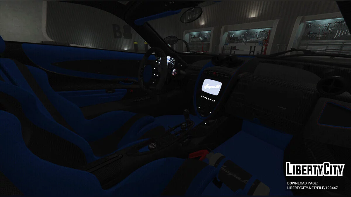 Pagani Huayra BC Blaue Akzente FINAL / GTA 5