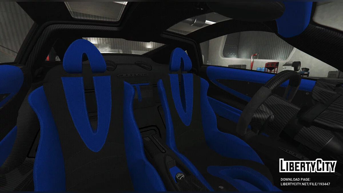 Pagani Huayra BC Blaue Akzente FINAL / GTA 5