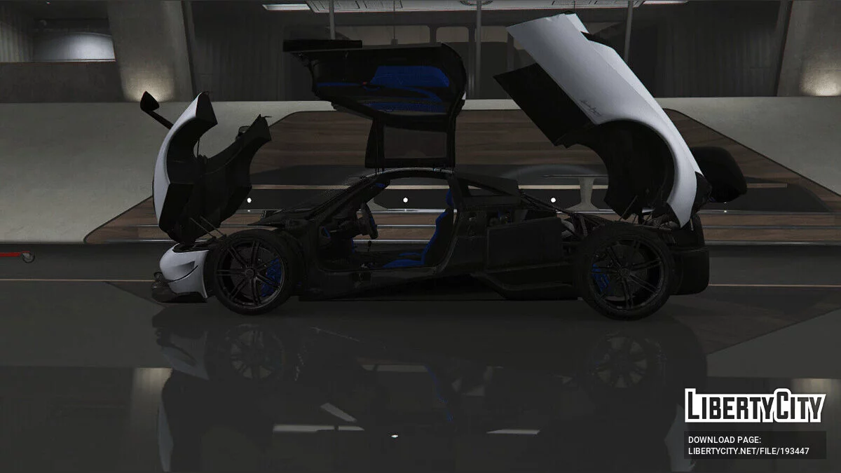 Pagani Huayra BC Blaue Akzente FINAL / GTA 5