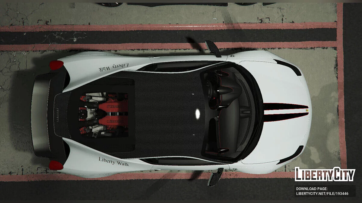 Simon Motorsport's Ferrari 458 Italia Liberty Walk x Oakley Design FINAL / GTA 5