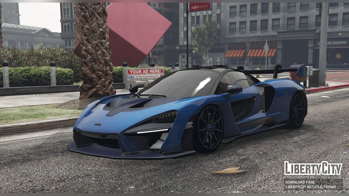 SMEE150 MSO McLaren Senna (Dark Blue Carbon Fiber) [Livery] FINAL / GTA 5