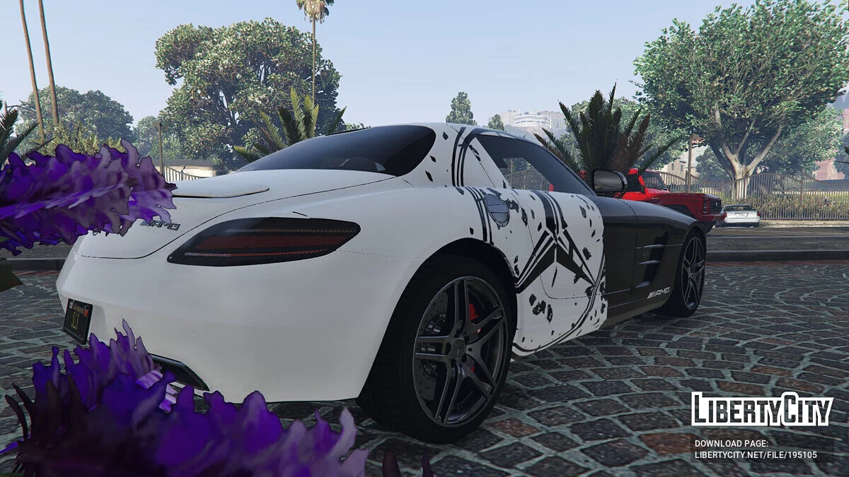 2011 Mercedes-Benz SLS AMG - 星形贴膜 [4k] v1.0 / GTA 5