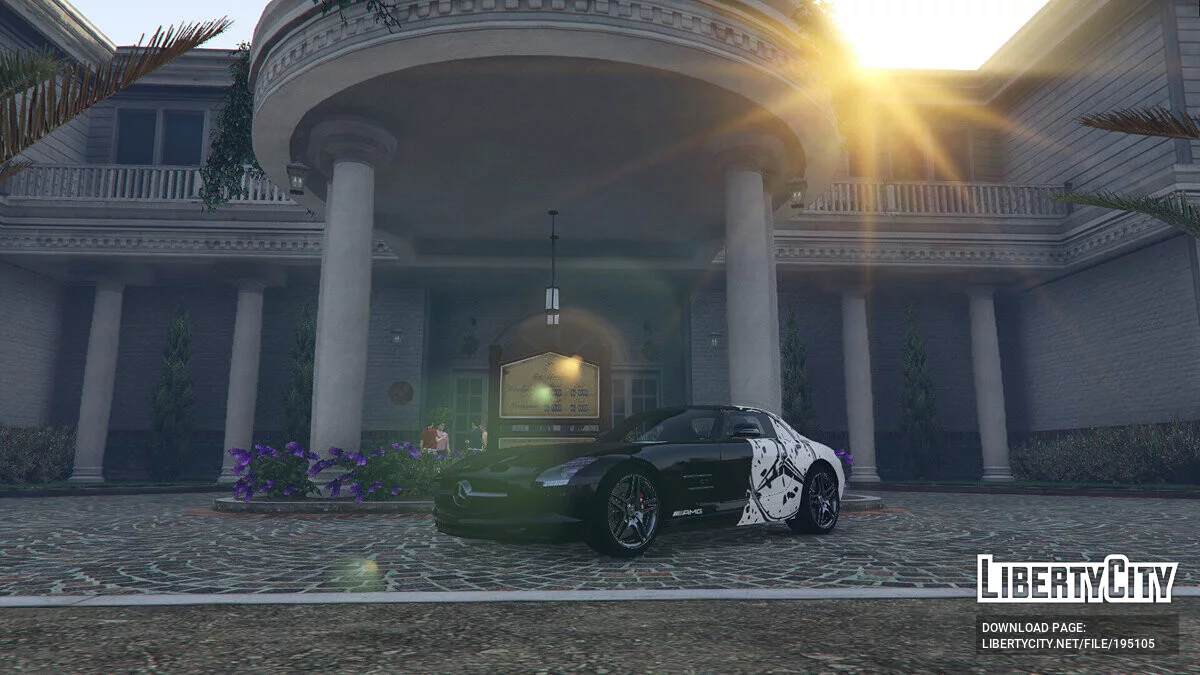 2011 Mercedes-Benz SLS AMG - 星形贴膜 [4k] v1.0 / GTA 5