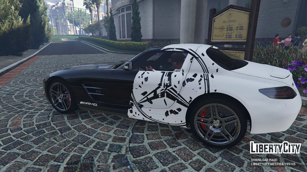 2011 Mercedes-Benz SLS AMG - 星形贴膜 [4k] v1.0 / GTA 5