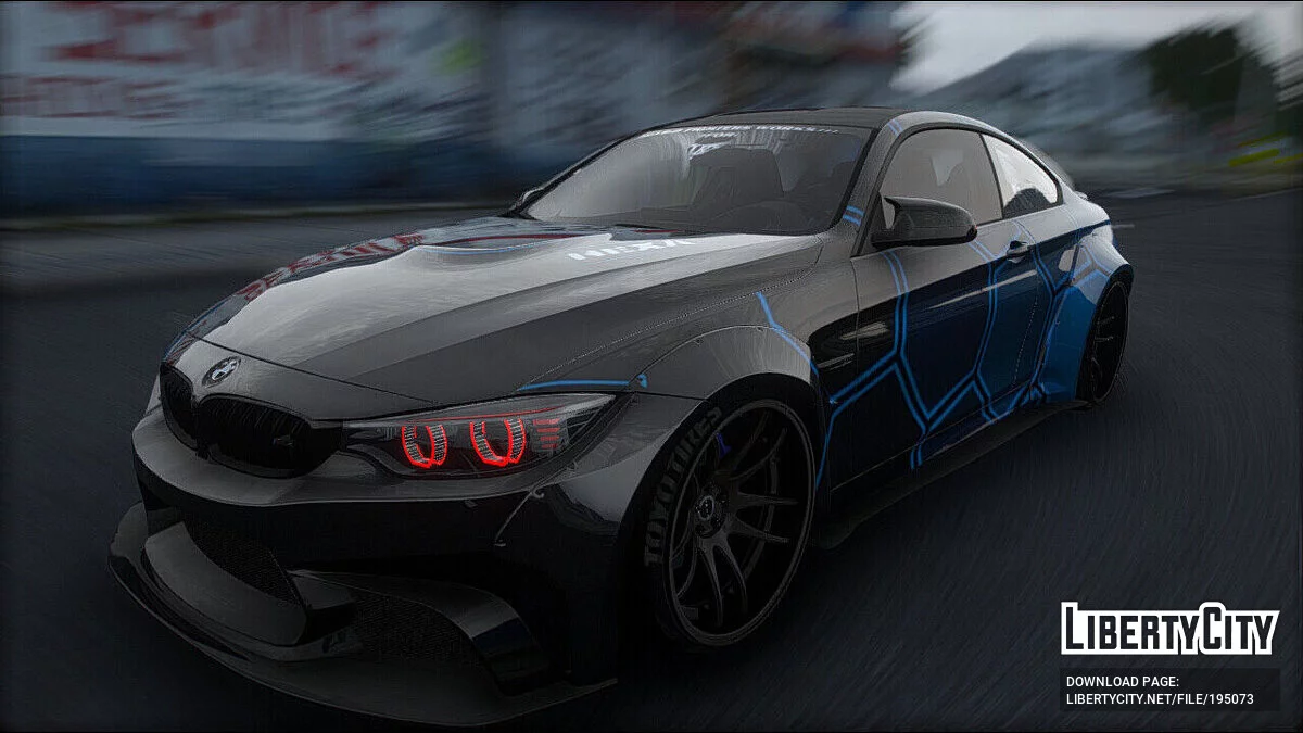 2014 BMW M4 HEXA Livery v1.0 / GTA 5