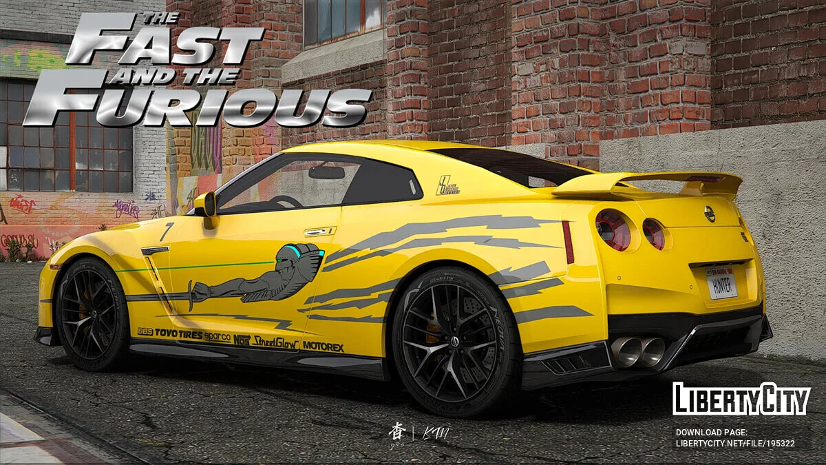 2017 Nissan GTR - 速度与激情涂装 / GTA 5