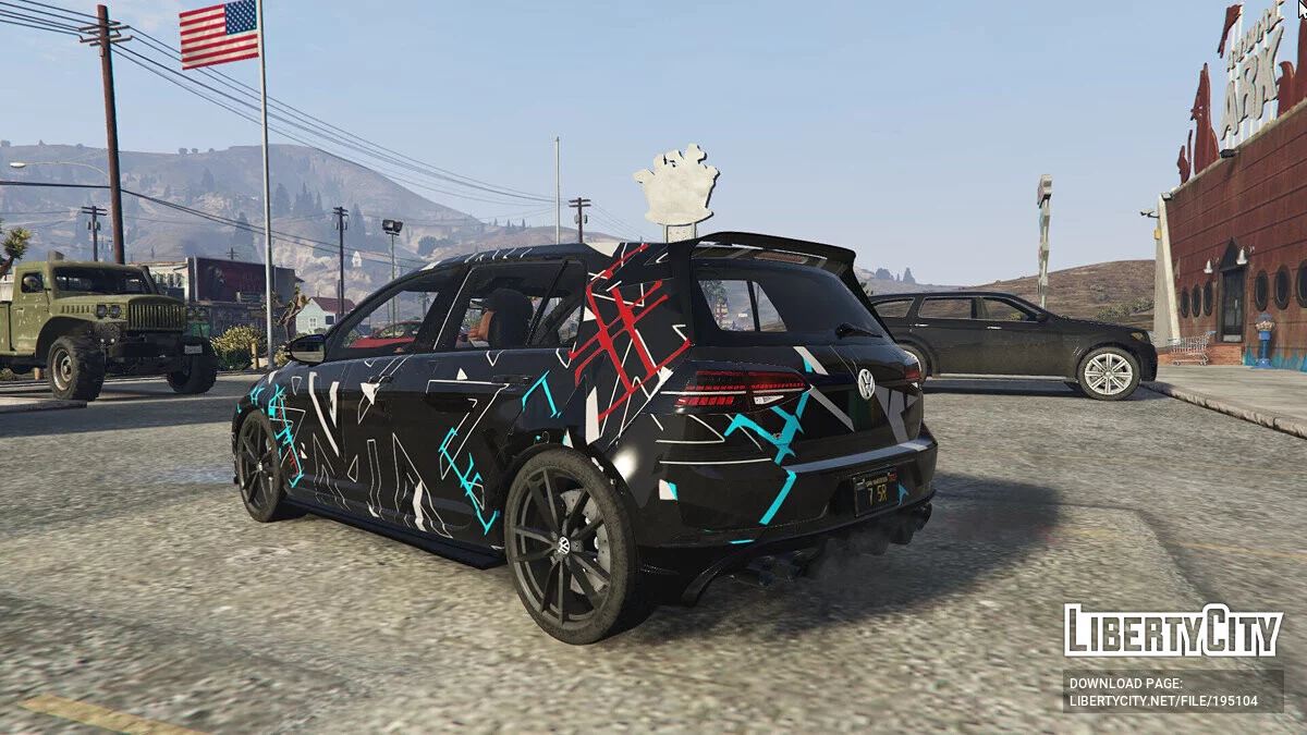 2018 Volkswagen Golf 7.5 R - Wrap, Tuner v1.0 / GTA 5