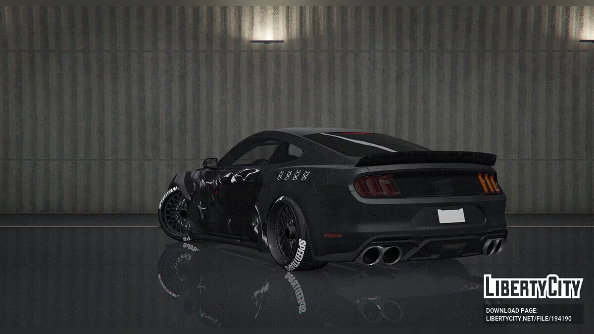 2019 Ford Mustang DEATH Livery / GTA 5