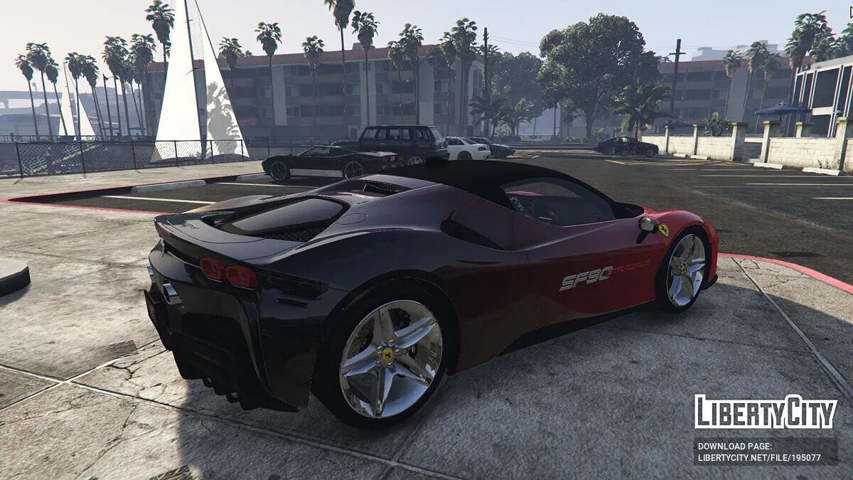 2020 Ferrari SF90 Stradale - Rouge Décoloré SF90 v1.0 / GTA 5