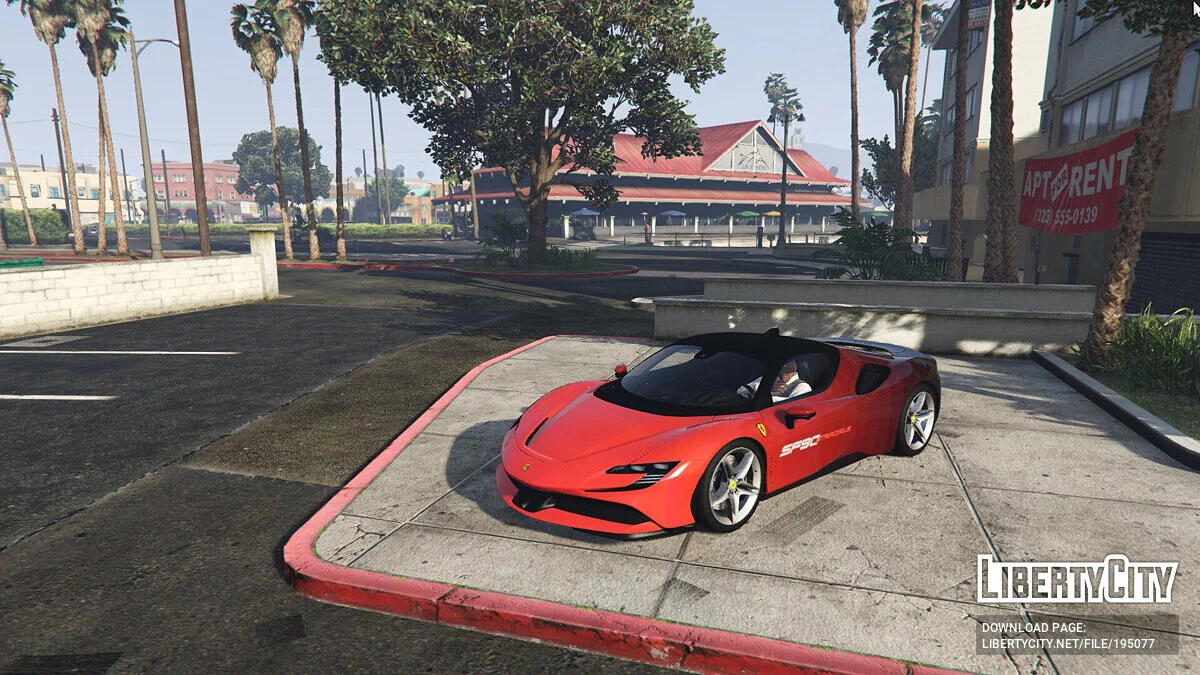 2020 Ferrari SF90 Stradale - Rouge Décoloré SF90 v1.0 / GTA 5
