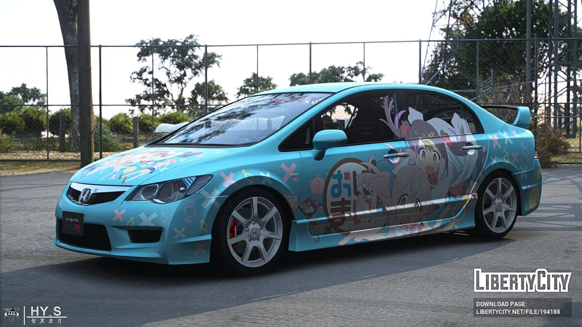 Honda Civic Type-R Itasha Vinyl / GTA 5