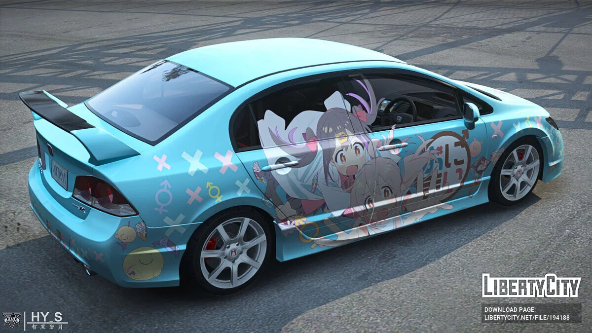 Honda Civic Type-R Itasha Vinyl / GTA 5