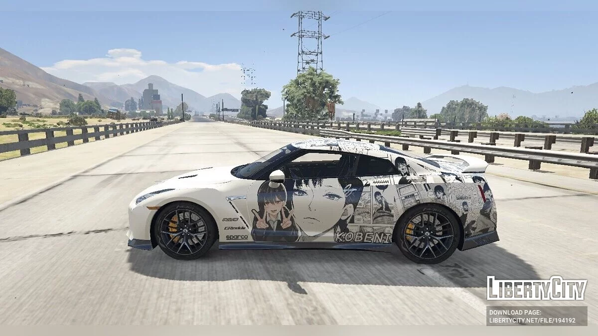 Itasha Kobeni Higashiyama Nissan GTR R35 1.0 / GTA 5