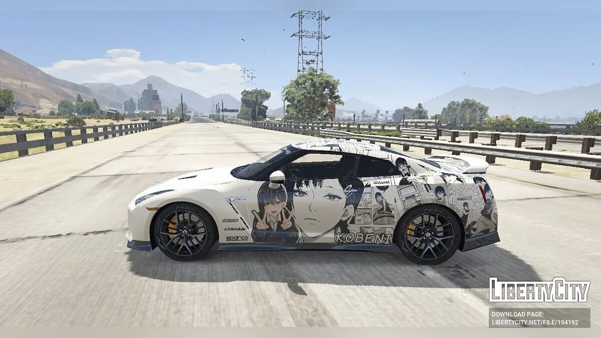 Itasha Kobeni Higashiyama Nissan GTR R35 1.0 / GTA 5