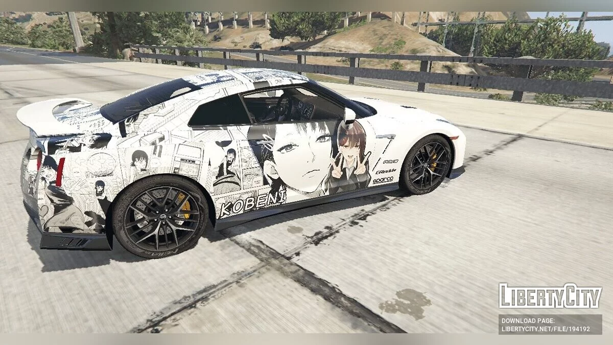 Itasha Kobeni Higashiyama Nissan GTR R35 1.0 / GTA 5