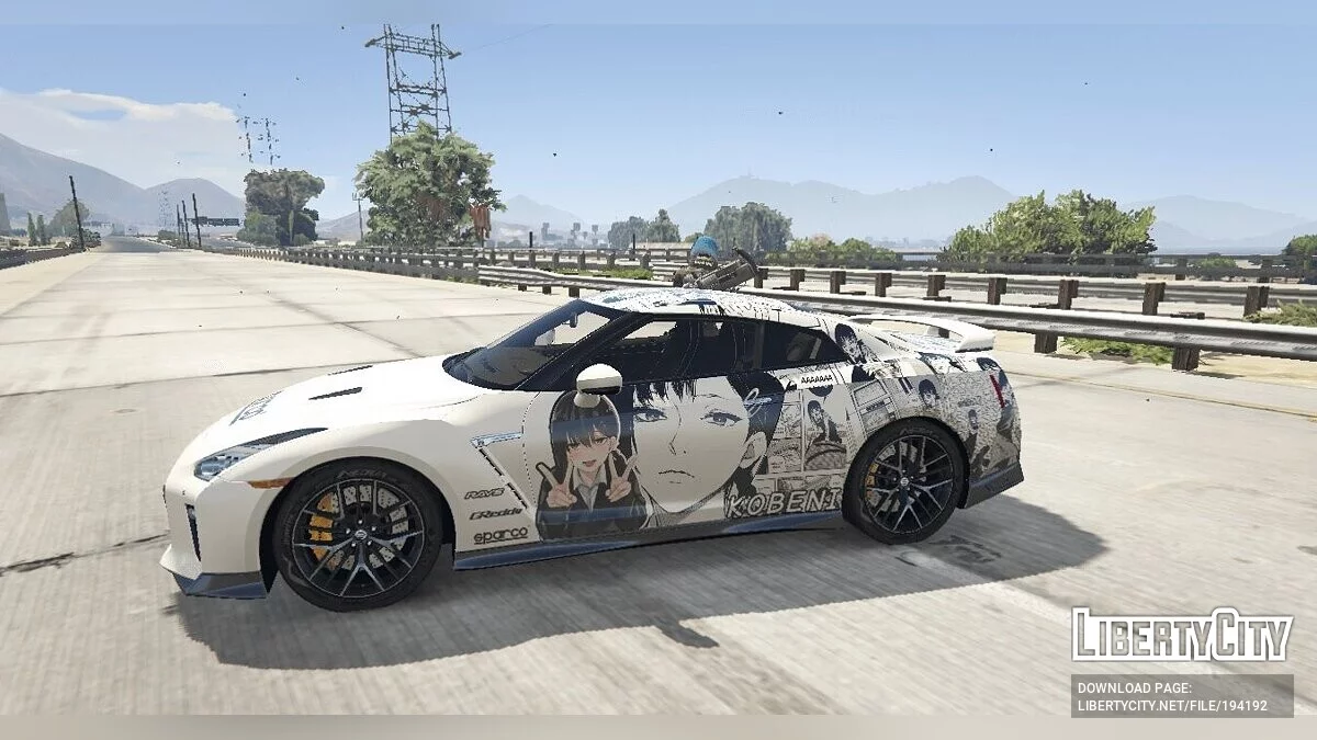 Itasha Kobeni Higashiyama Nissan GTR R35 1.0 / GTA 5