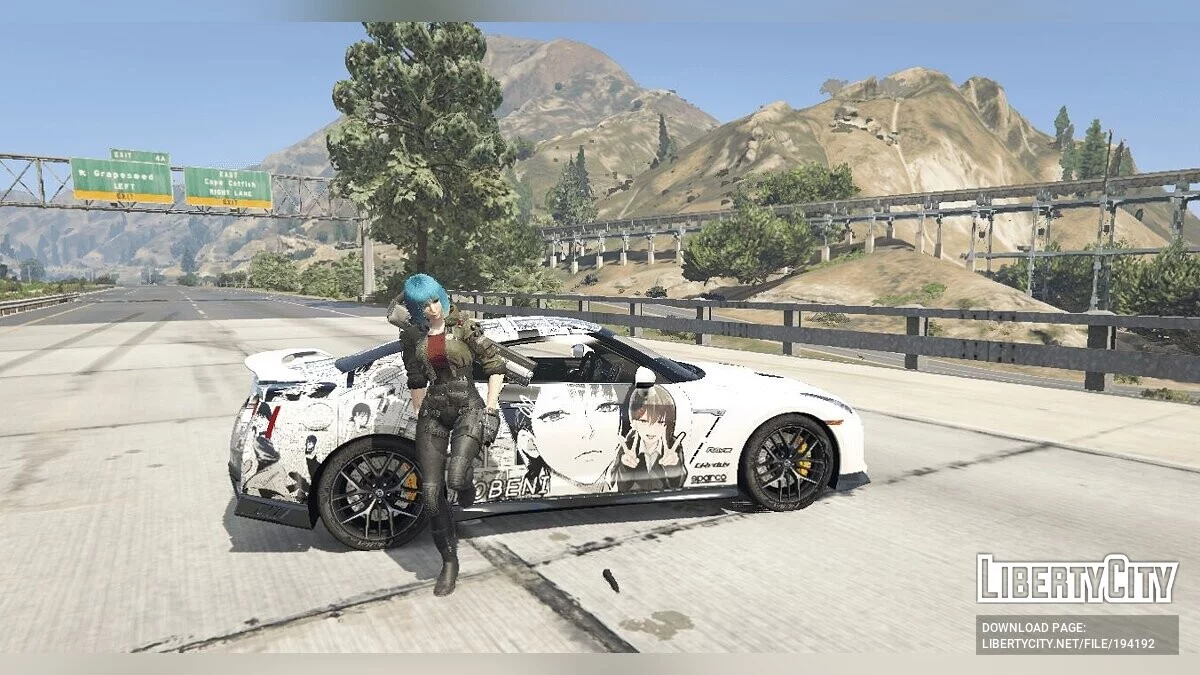 Itasha Kobeni Higashiyama Nissan GTR R35 1.0 / GTA 5