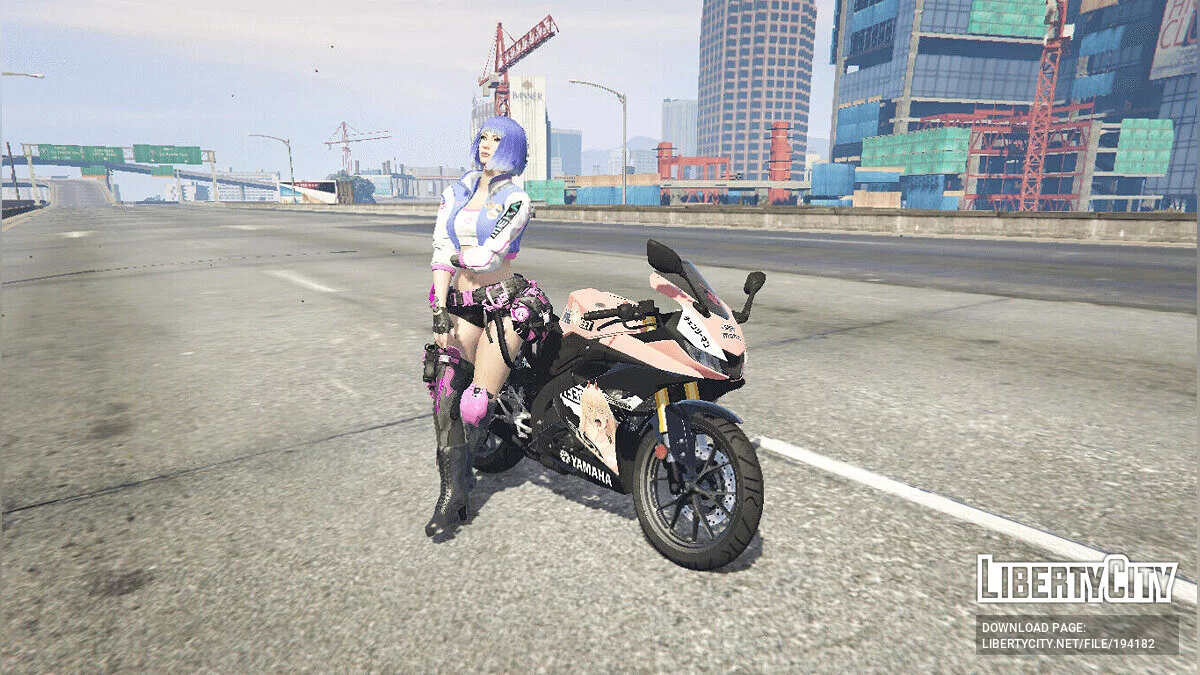 [Itasha] Power Chainsawman Yamaha R15 1.0 / GTA 5