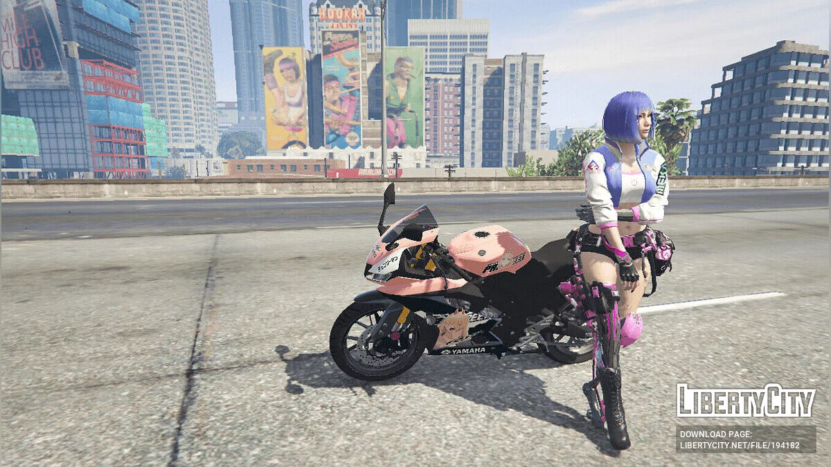 [Itasha] Power Chainsawman Yamaha R15 1.0 / GTA 5
