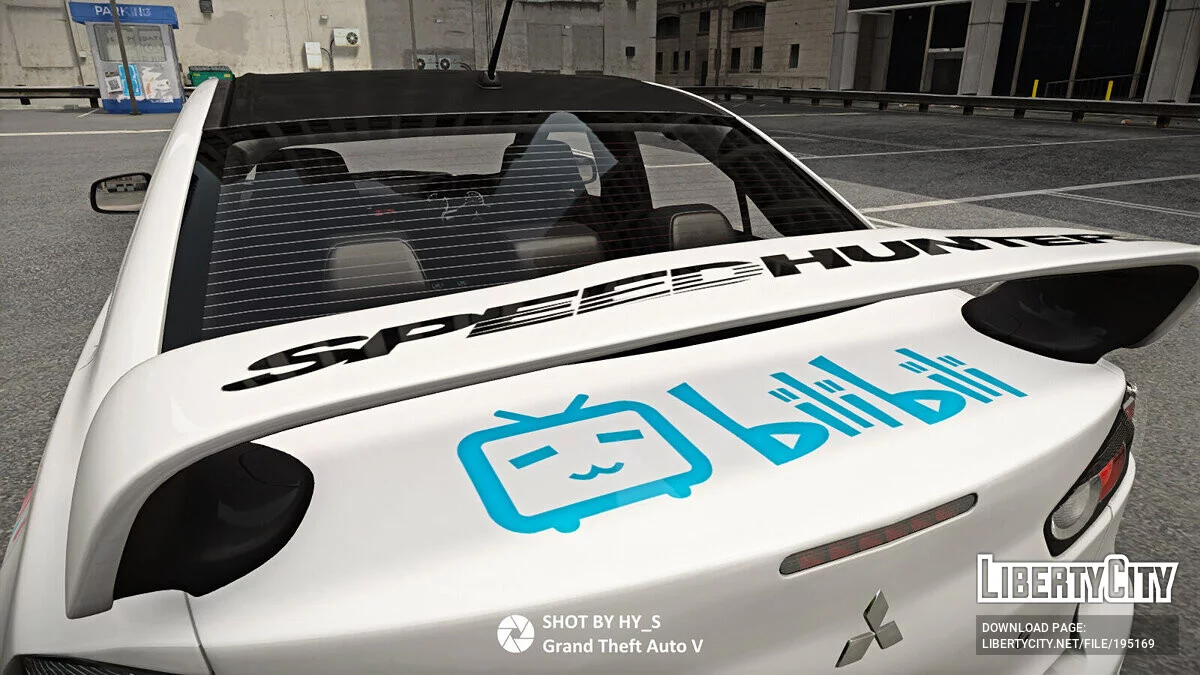 Mitsubishi Lancer Evo X Itasha Livery v1.0 / GTA 5