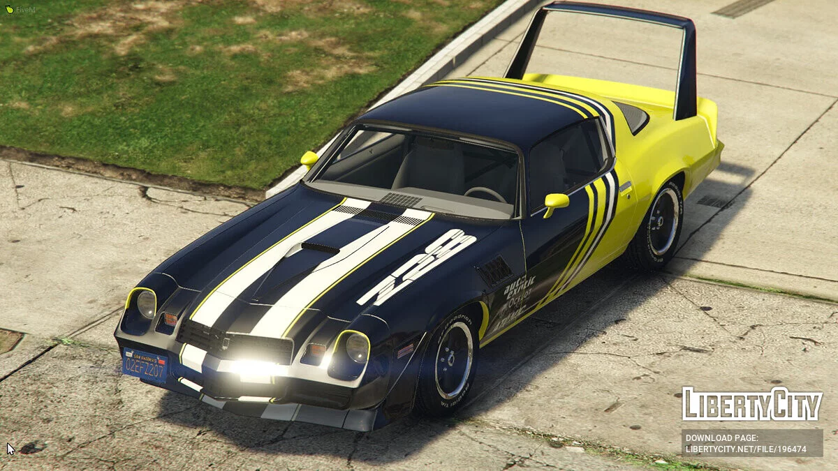 Livery 1.0 Chevrolet Camaro Z28 1979 / GTA 5