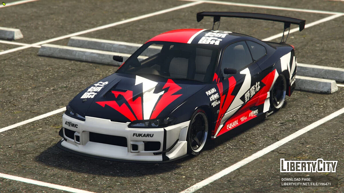 2002 Nissan Silvia S15 Livery JDM 1.0 / GTA 5