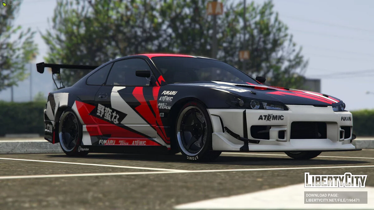 2002 Nissan Silvia S15 Livery JDM 1.0 / GTA 5
