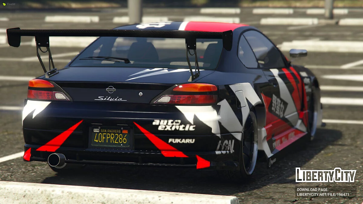 2002 Nissan Silvia S15 Livery JDM 1.0 / GTA 5