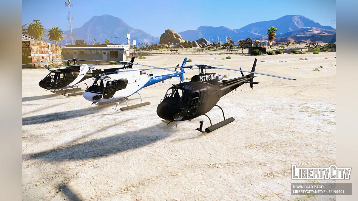Airbus Helicopters H125 Écureuil (AS350) Civilian Livery's / GTA 5