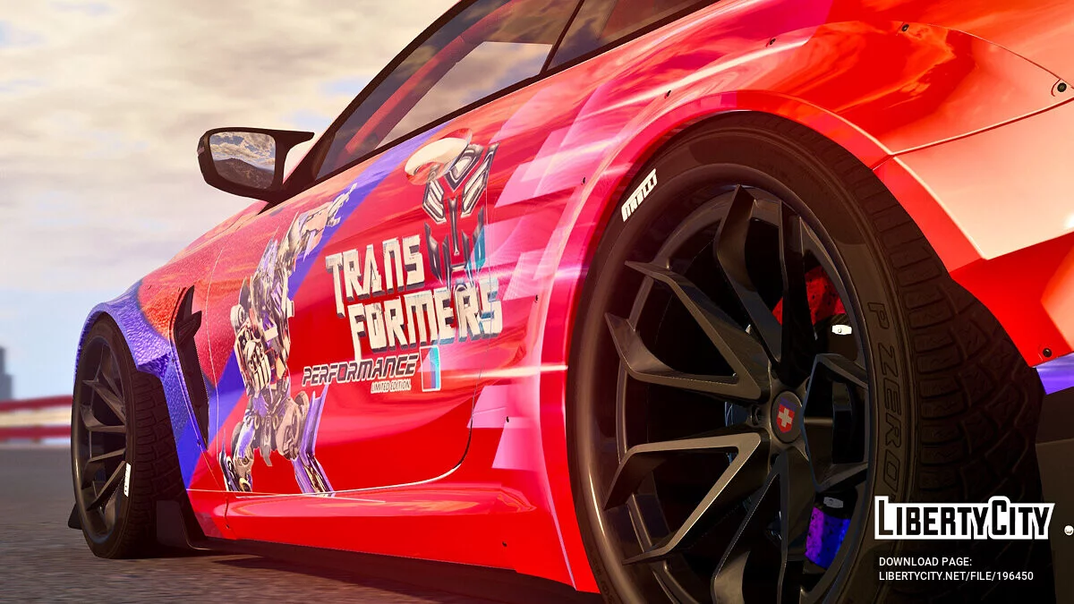 Livery Édition Transformers BMW M8 / GTA 5