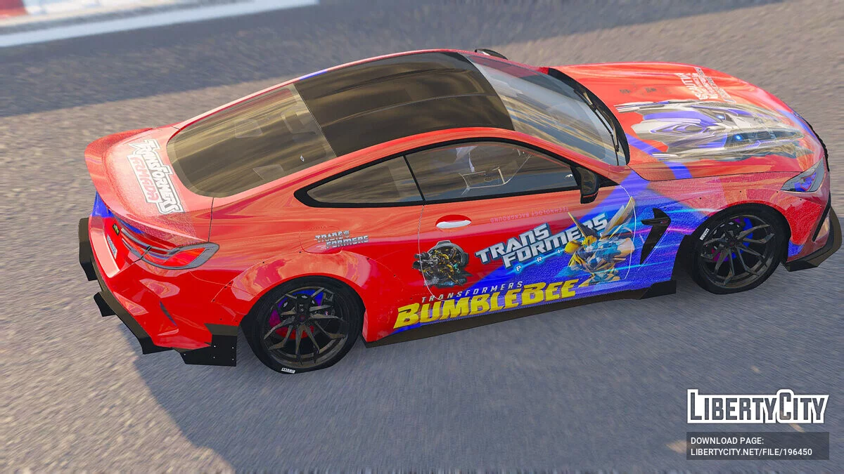 Livery Édition Transformers BMW M8 / GTA 5