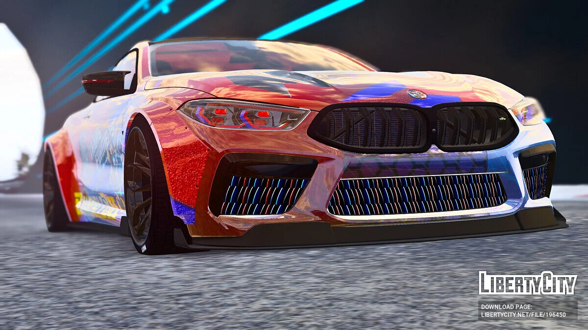Livery Édition Transformers BMW M8 / GTA 5