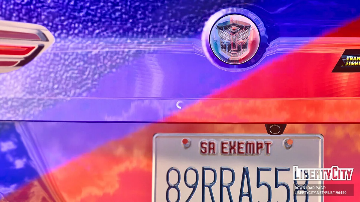 Livery Édition Transformers BMW M8 / GTA 5