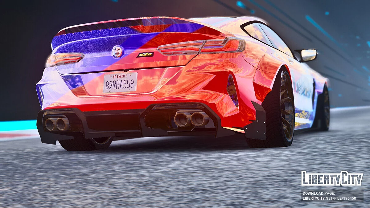 Livery Édition Transformers BMW M8 / GTA 5