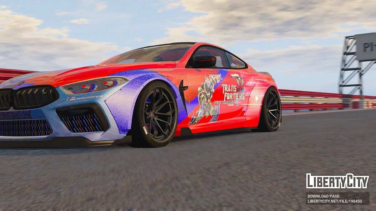 Livery Édition Transformers BMW M8 / GTA 5