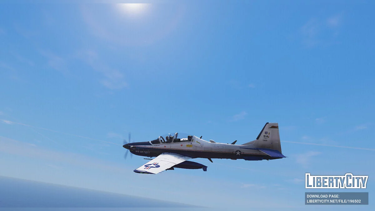US Air Force Embraer A-29B Super Tucano Trainer Aircraft / جي تي أي 5