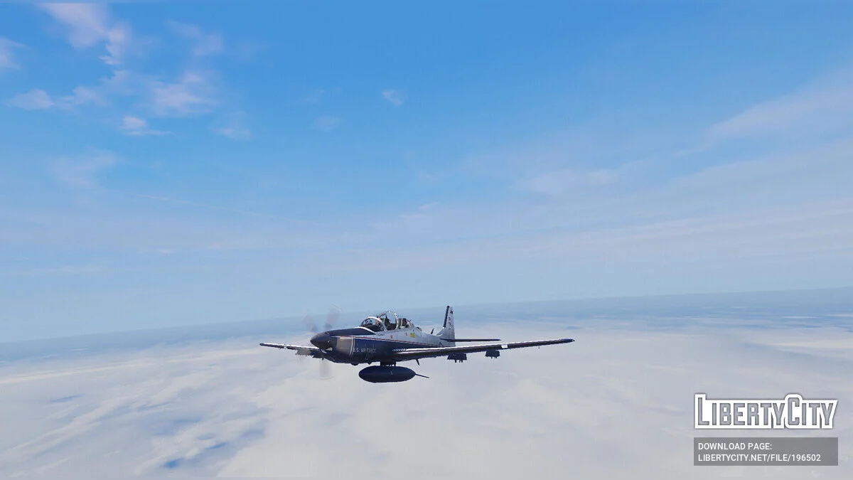 US Air Force Embraer A-29B Super Tucano Trainer Aircraft / جي تي أي 5