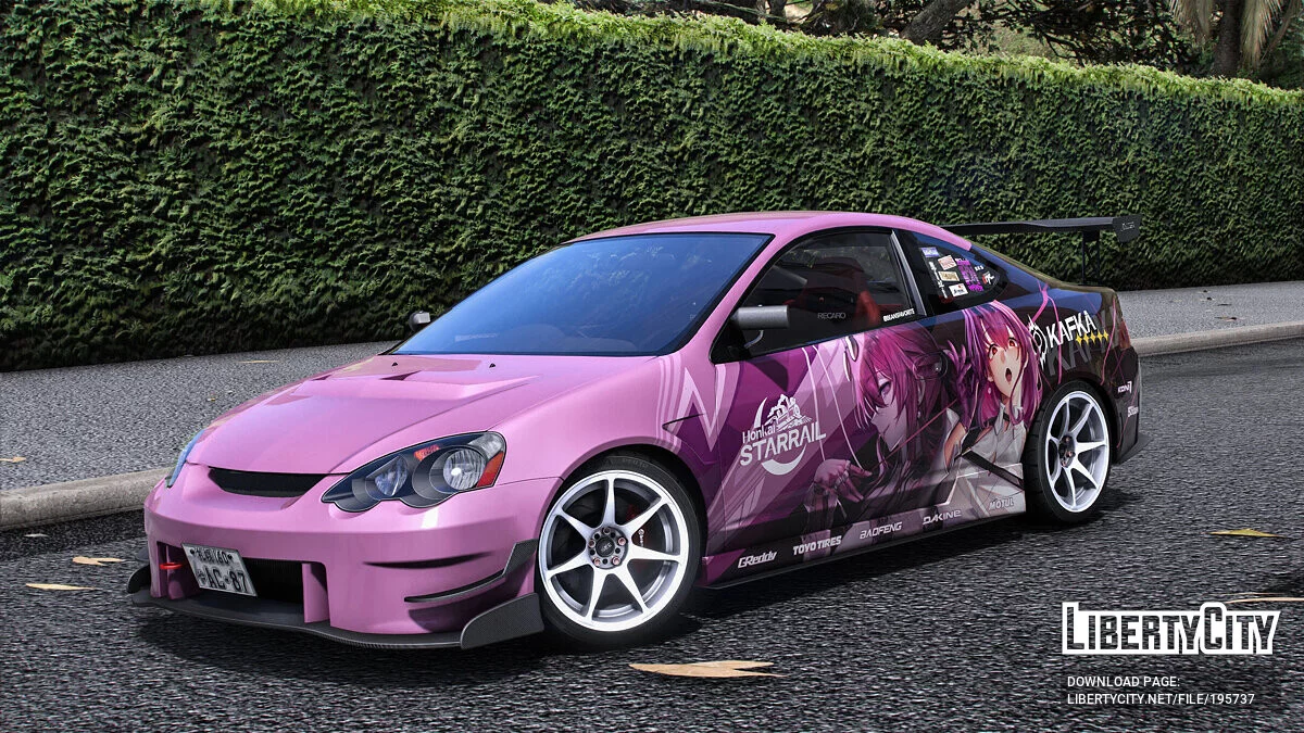 Honda Integra Type-R (DC5) - Аніме фарбування / GTA 5
