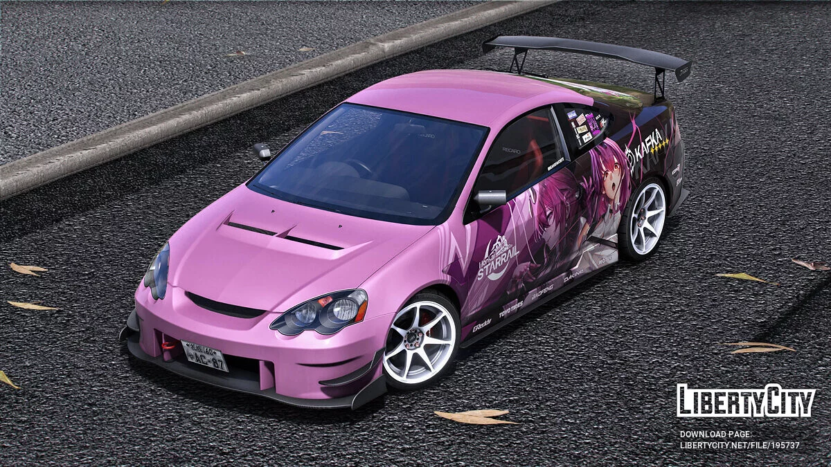 Honda Integra Type-R (DC5) - Аніме фарбування / GTA 5