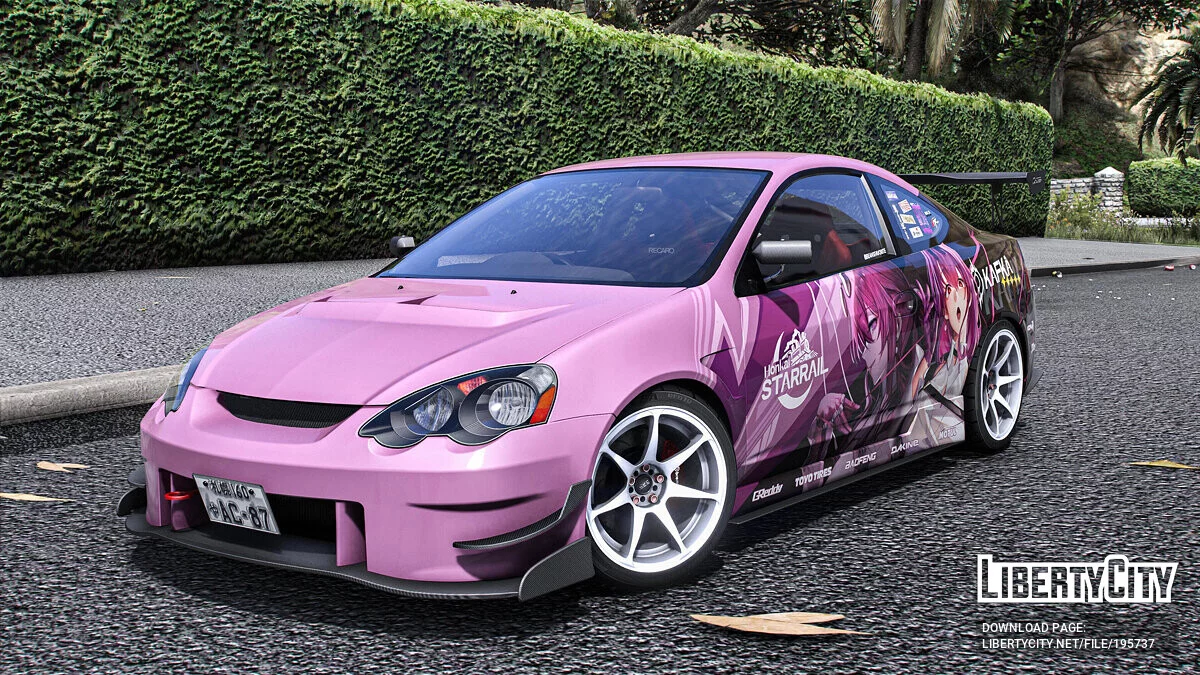 Honda Integra Type-R (DC5) - Аніме фарбування / GTA 5
