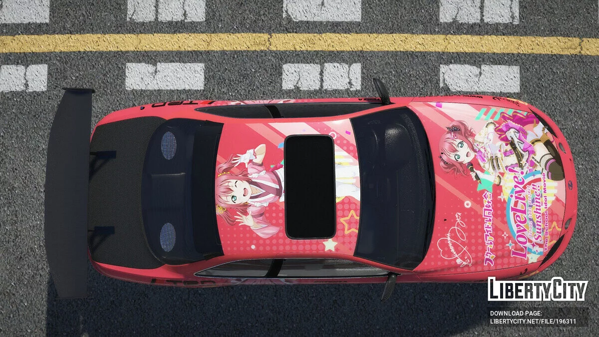 Lexus SC300 Love Live Sunshine Kurosawa Ruby / GTA 5
