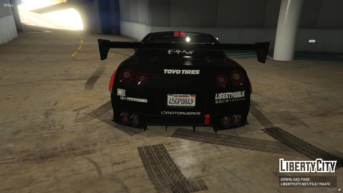 ليبرتي ووك نيسان جي تي آر R35 ليفري ديمون JDM / جي تي أي 5