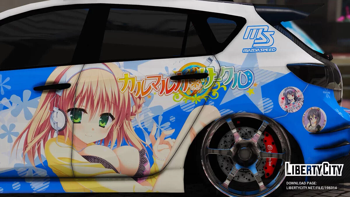 Mazda 3 2010 вініл / GTA 5