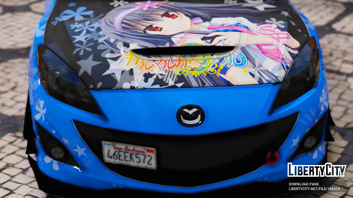 Mazda 3 2010 вініл / GTA 5