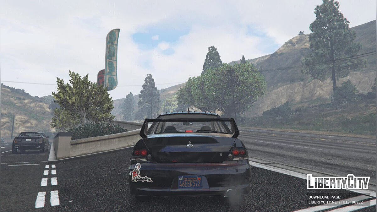 Mitsubishi Lancer Evo IX 4K Bandori Afterglow / GTA 5