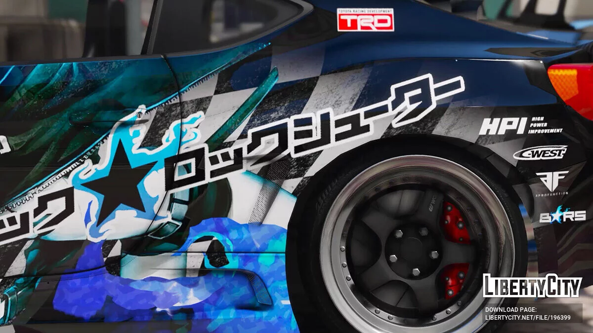 سيارة سوبارو روكيت باني BRZ/GT86 "بلاك روك شوتير" / جي تي أي 5