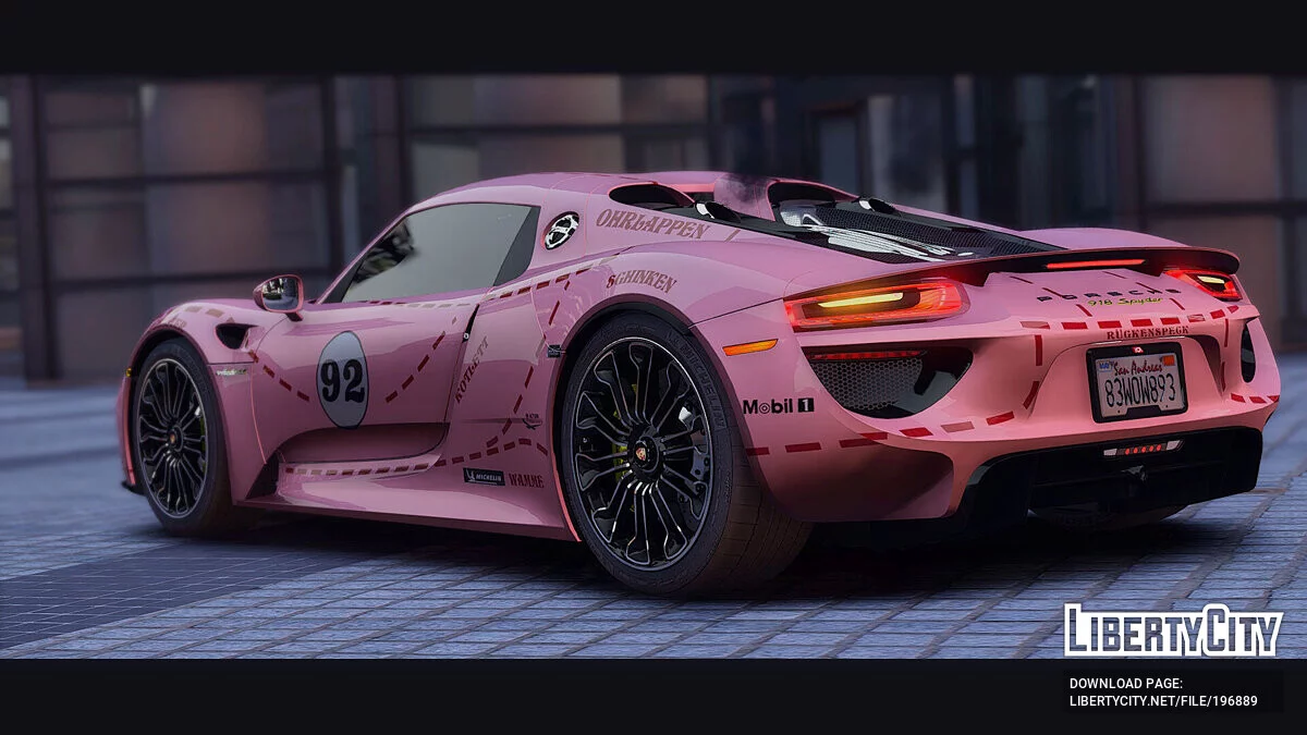 Porsche 918 Spyder 2015 / GTA 5