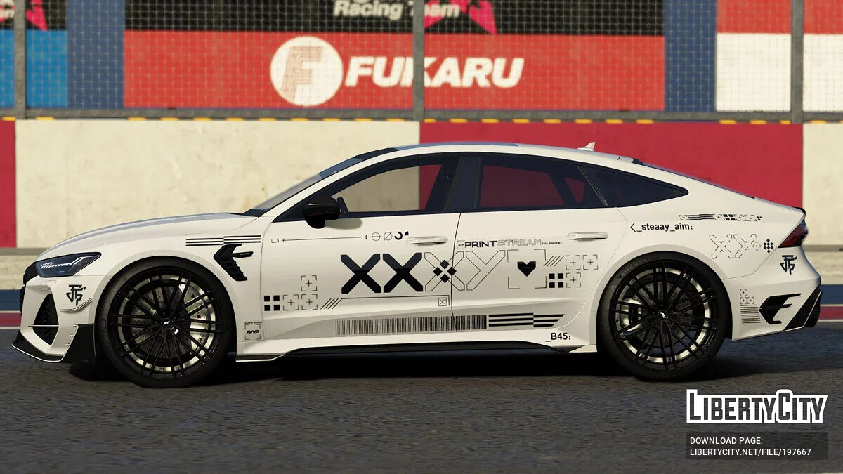 2023 Audi RS7 CSGO PRINTSTREAM livery / GTA 5