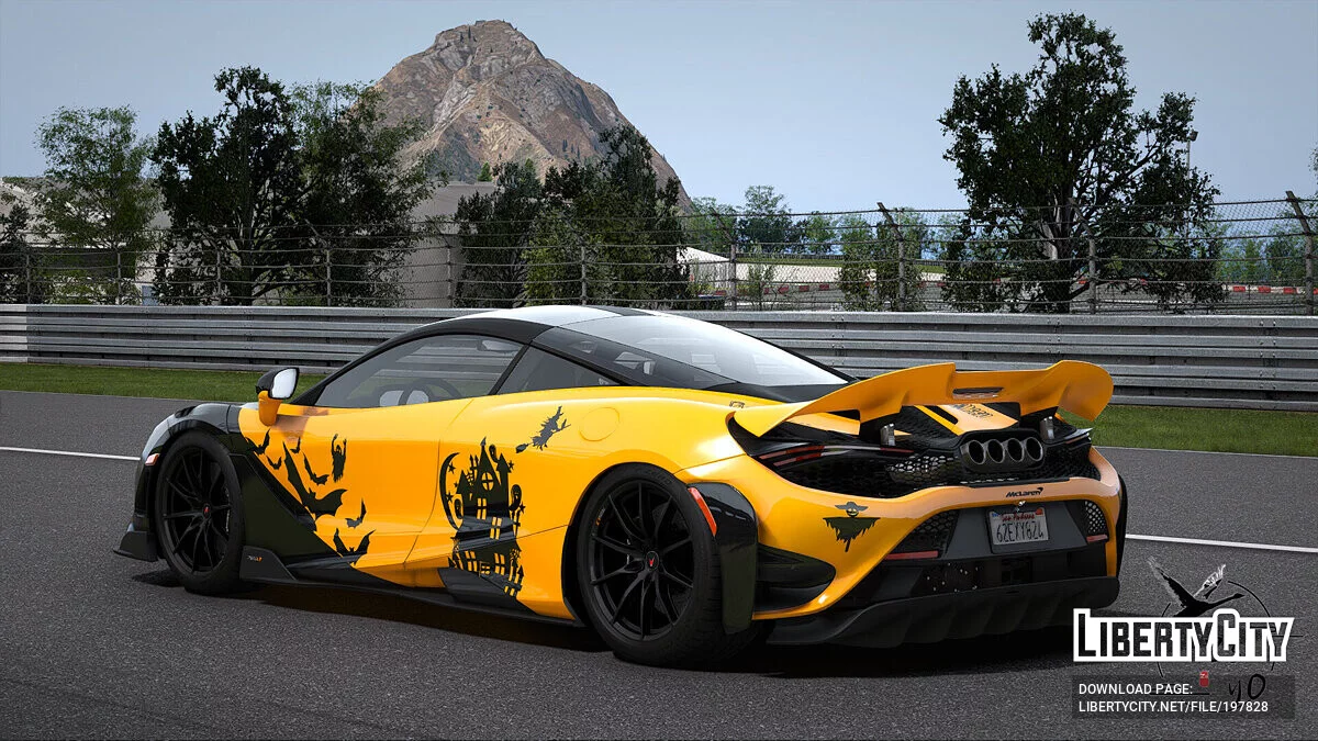 McLaren 765LT Halloween livery / GTA 5