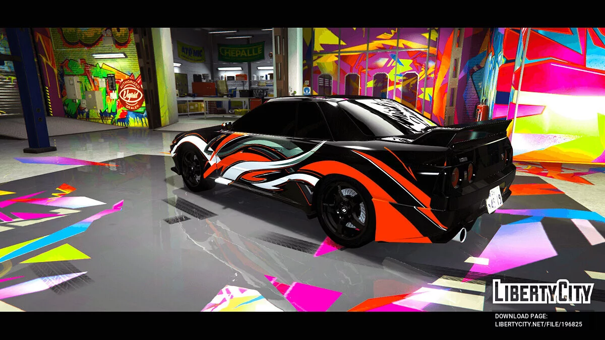 Nissan Skyline GT-R R32 oleh NoHz's Trevamize Livery / GTA 5